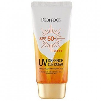 Deoproce UV Defence Sun Protector SPF50+ PA+++ - Крем солнцезащитный для лица и тела
